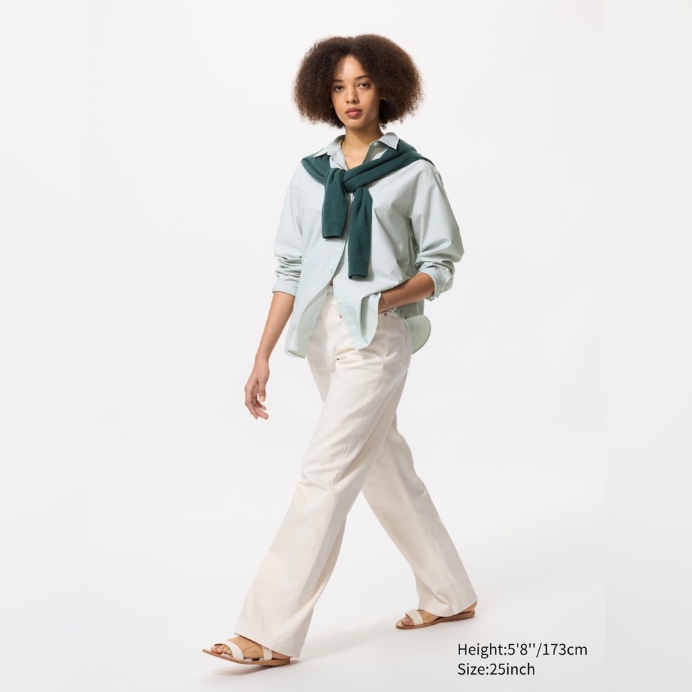 Uniqlo Cream Jeans